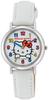 [Citizen Q&Q] Часы аналоговые Hello Kitty с водонепроницаемым кожаным ремешком HK15-001 женские белые