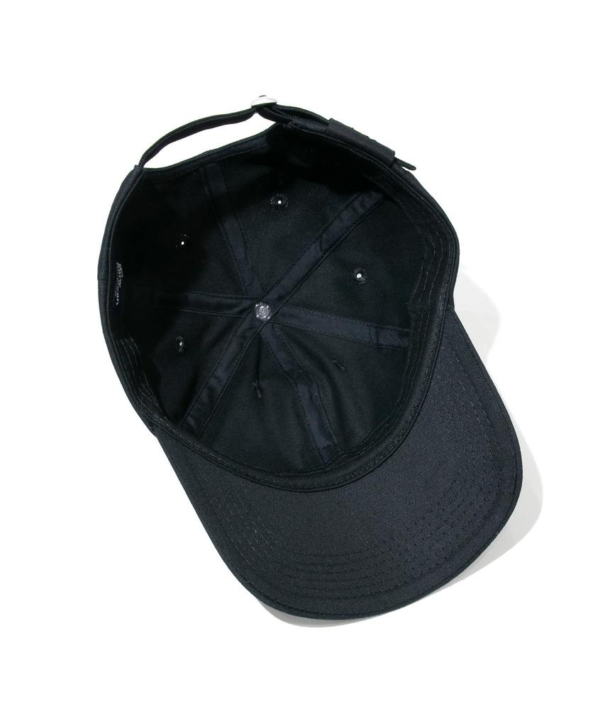 [go slow caravan] 342901 Light Canvas Logo BB Cap, Black, Free Size