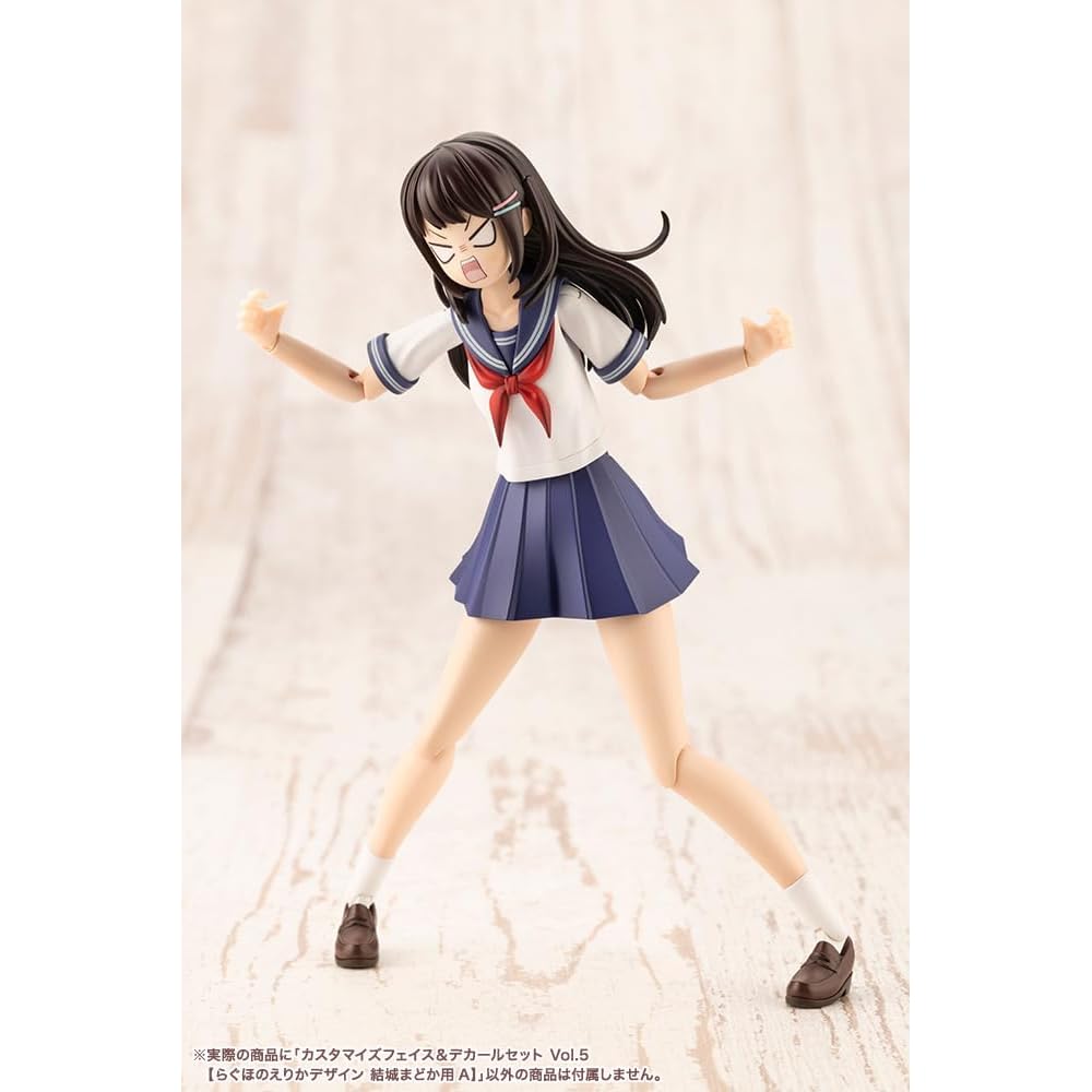 Kotobukiya Набор сменных лиц и декалей Vol.5 для Мадоки Юки, модель в масштабе 1/10, высота 18 мм