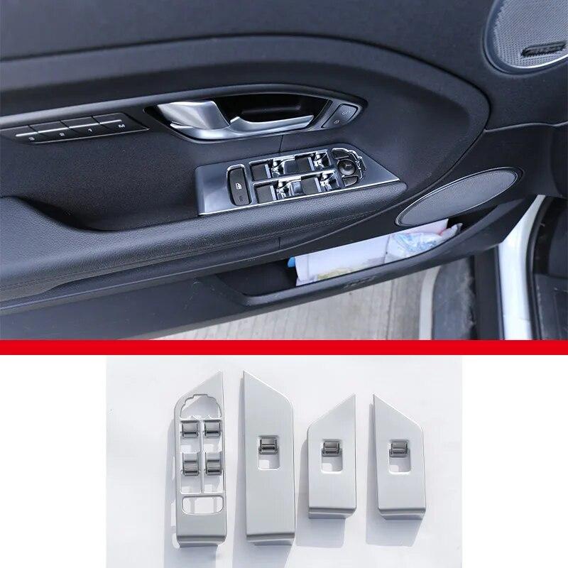 ABS Chrome для Land Rover Range Rover Evoque 2011-2018 салон автомобиля коробка передач консоль украшения крышка наклейки аксессуары