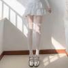 Женские летние сетчатые дышащие чулки с вырезами Jk Lolita Длинные гольфы с кружевной отделкой Милые девушки Чулки-гольфы выше колена