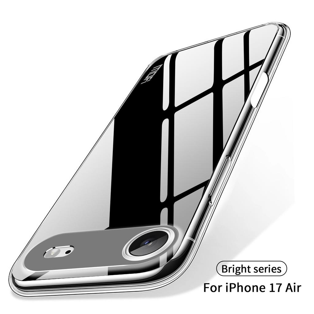 Прозрачный чехол для iPhone 17 Air MOFI Ультратонкая задняя крышка для телефона из ТПУ
