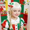 Заколки для волос с косичками для детей 2-в-1 Бант-ободок Дизайн в цветах флага Заколка для волос Мягкий хвост с кисточкой Аксессуар для волос для игрового дня Вечеринки