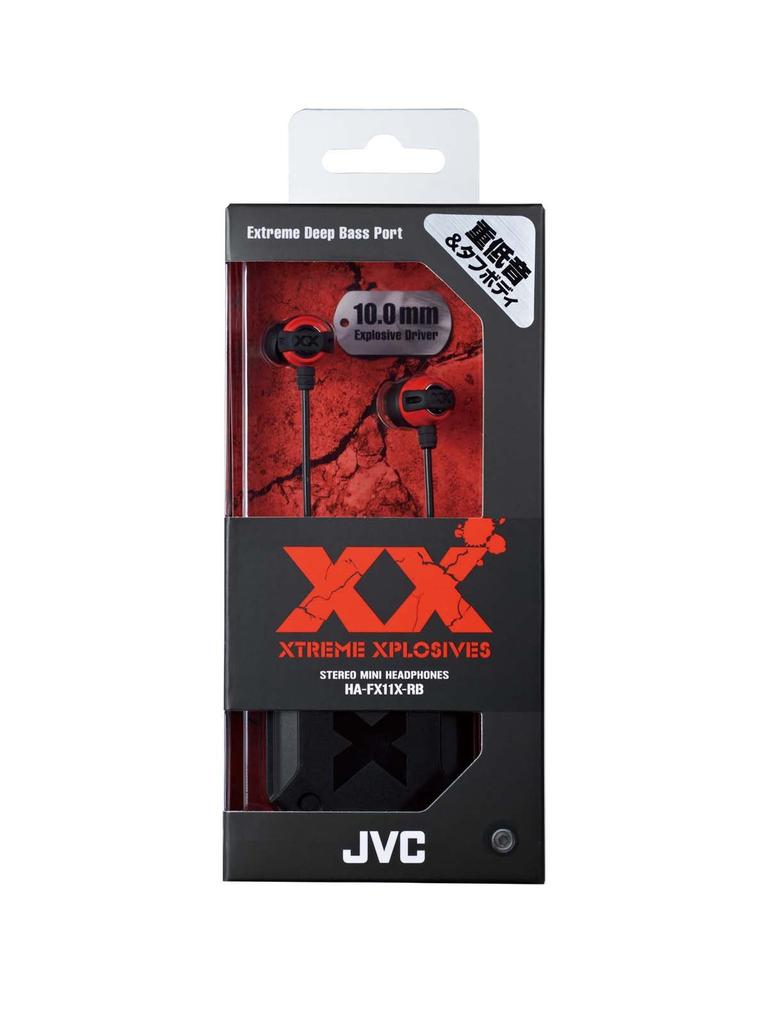 JVC XX HA-FX11X-RB [Red & Black]