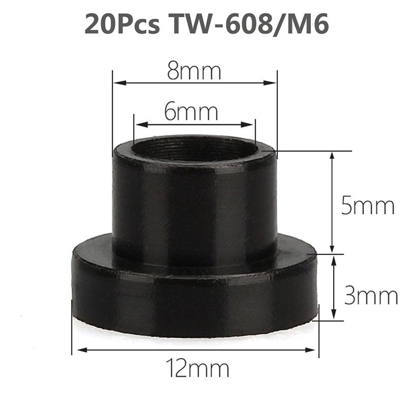5/10/20/50/100 шт. M3 M4 M5 M6 M8 M10 M12 M14 M16 винт нейлоновая прокладка транзистора шаг T-типа пластиковая шайба изоляционная прокладка