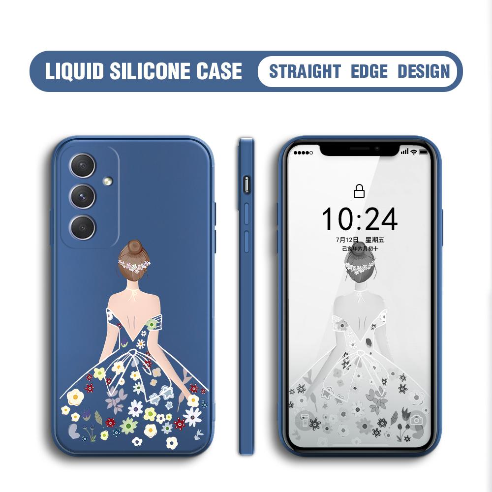 Чехол для телефона с мультяшным красочным узором, квадратный, жидкий силикон, TPU, полное покрытие камеры, противоударный защитный чехол для Samsung Infinix Tecno