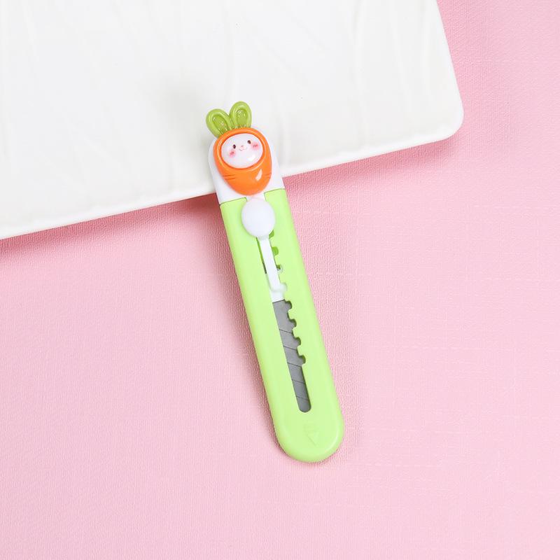 Милый мультяшный мини-нож для студентов — портативный, небольшого размера для распаковки, резки бумаги и многого другого