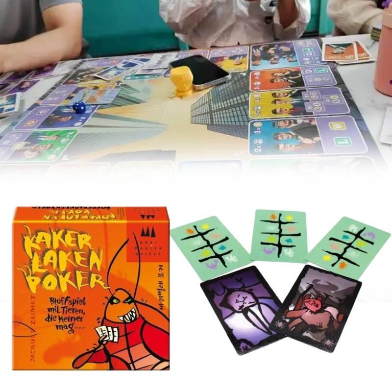 Покер Какер Простыня Карточная Настольная Игра Семейная Вечеринка Реквизит Обучающая Игрушка Подарок Детям