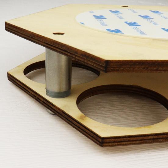 Сотовый держатель для мяча для гольфа, настенное крепление, деревянный шестиугольный мяч для гольфа, подставка для коллекционера, украшение, подарок для энтузиастов