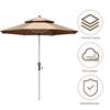Professional Outdoor Patio Umbrella 8 Ribs Outdoor Table Umbrella UV Protection Market Umbrella for Garden Deck Backyard Pool