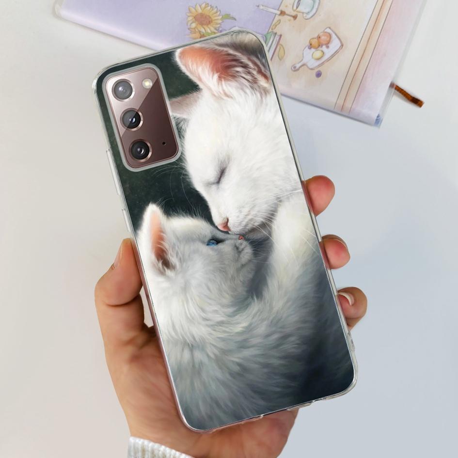 Чехол для Samsung Note 20 5G SM-N981B Популярный Цветок Тонкий Мягкий Силиконовый Чехол для Телефона для Samsung Galaxy Note20 Ultra 5G Funda Capa