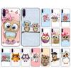 Cute Cartoon Owl Hearts Lover Phone Case For Huawei P50 Pro P30 P40 Lite P40Pro P20 Lite P10 Plus Mate 20 Pro Mate20 X