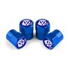 T264PCS Metal Car Wheel Tire Valve Caps Stem Cover Car Accessories For Volkswagen GTI Polo Golf Passat Scirocco Jetta Touareg RLINE