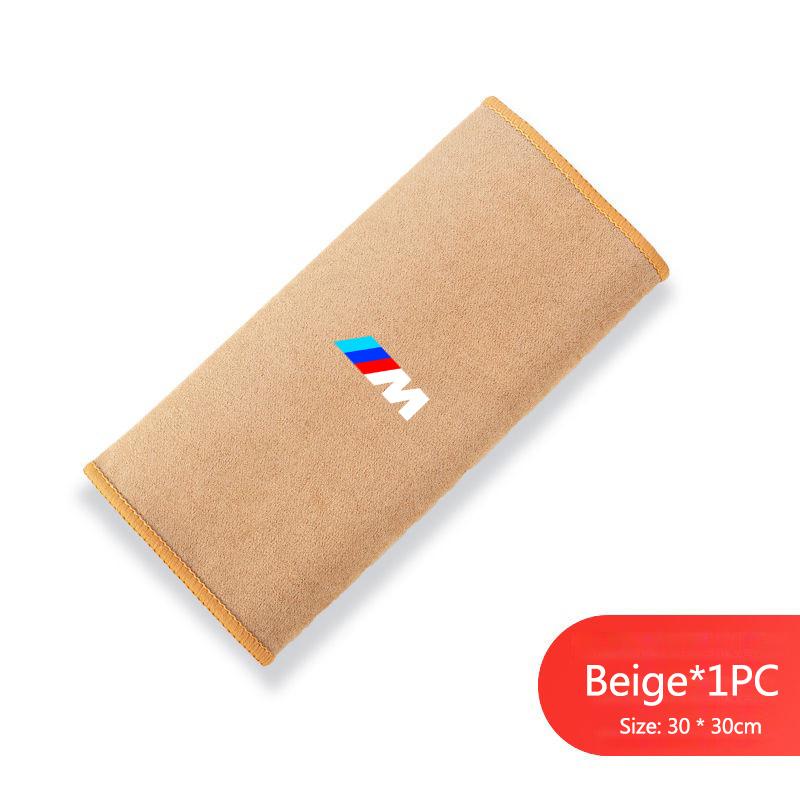 IVZR8 Car Wash Towel Car Cleaning Drying Cloth Detailing Car Wash Towel For BMW M E46 E90 E60 F30 F10 E39 E36 F20 G30 G20 E87 E92 E91