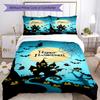 Halloween Bedding Set Breathable Duvet Cover with Pillowcases Decorative Bed Linen for Bedroom Home Decoration Birthday Gift