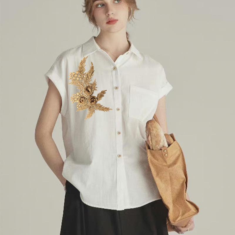 1 пара вышивка цветок 29X17см полый DIY аксессуары для одежды для одежды сумка ткань аппликация кружевная аппликация пришить