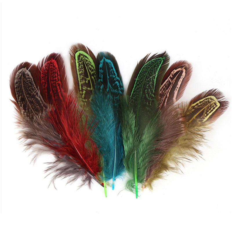 50 шт DIY Craft Jewelry Accessories Natural Feather 4-8 см Crafts Handmade Materials Clothes Bags Sheeting Decoration