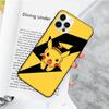 JP35 Pikachu Black Soft Case for Xiaomi Poco X6 X4 M5 M6 F5 F6 C65 C55 C50 C51 C40 Pro Redmi 14C A3X 13C 12C 11T 10A 9C Note 7 6 8A Plus