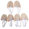 Half Length Gymnastic Shoes Child Adult Gymnastics Pig Skin Sole Shoes