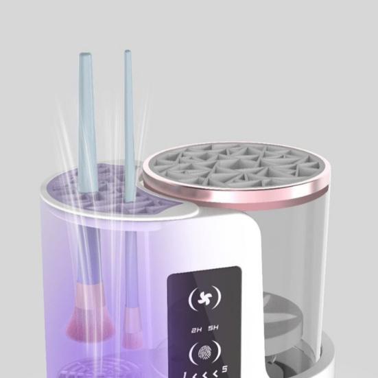 Electric Makeup Brush Cleaner USB Automatic Cosmetic Brush Cleaning Machine Multifunction Beauty Brush Dryer Holder Container Washing Tools
