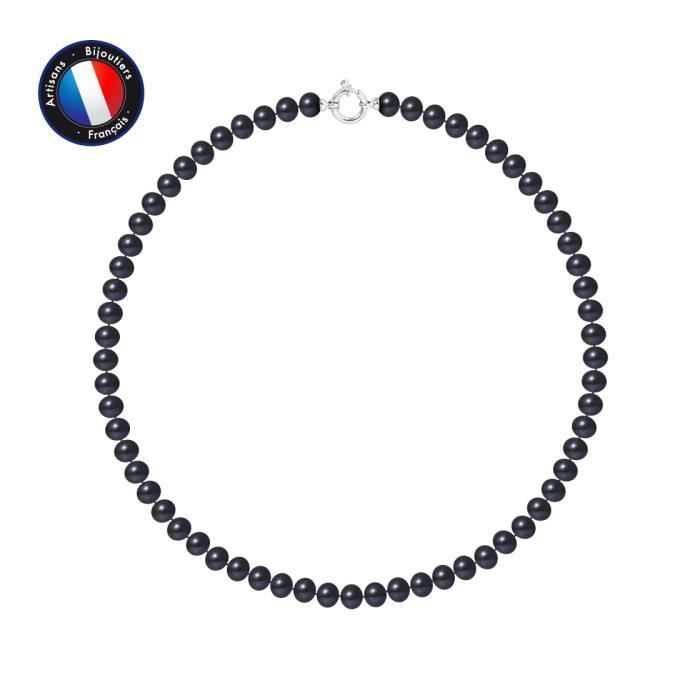 Necklace - Perlinea - AAA+ Freshwater Cultured Pearl - 7-8 Mm - 925 Silver - Women