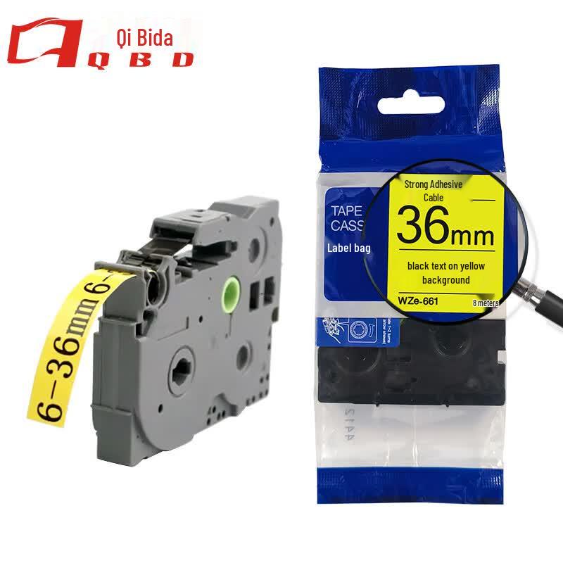 Compatible Label Tape for Brother P-touch Label Makers