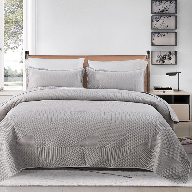 Покрывало из ламинированного хлопка с кристаллами, стеганое, европейское, для отдыха, одеяло, постельное белье для дома