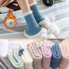 5 Pairs of Thickened Plush Socks, Cozy and Warm Mid-calf Socks, Women's Stockings and Stockings