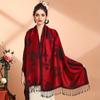 Luxury Thick Blanket Winter Bufanda Warm Cashmere Scarf Women Shawl Print  Wraps Pashmina Female Travel Poncho Stoles