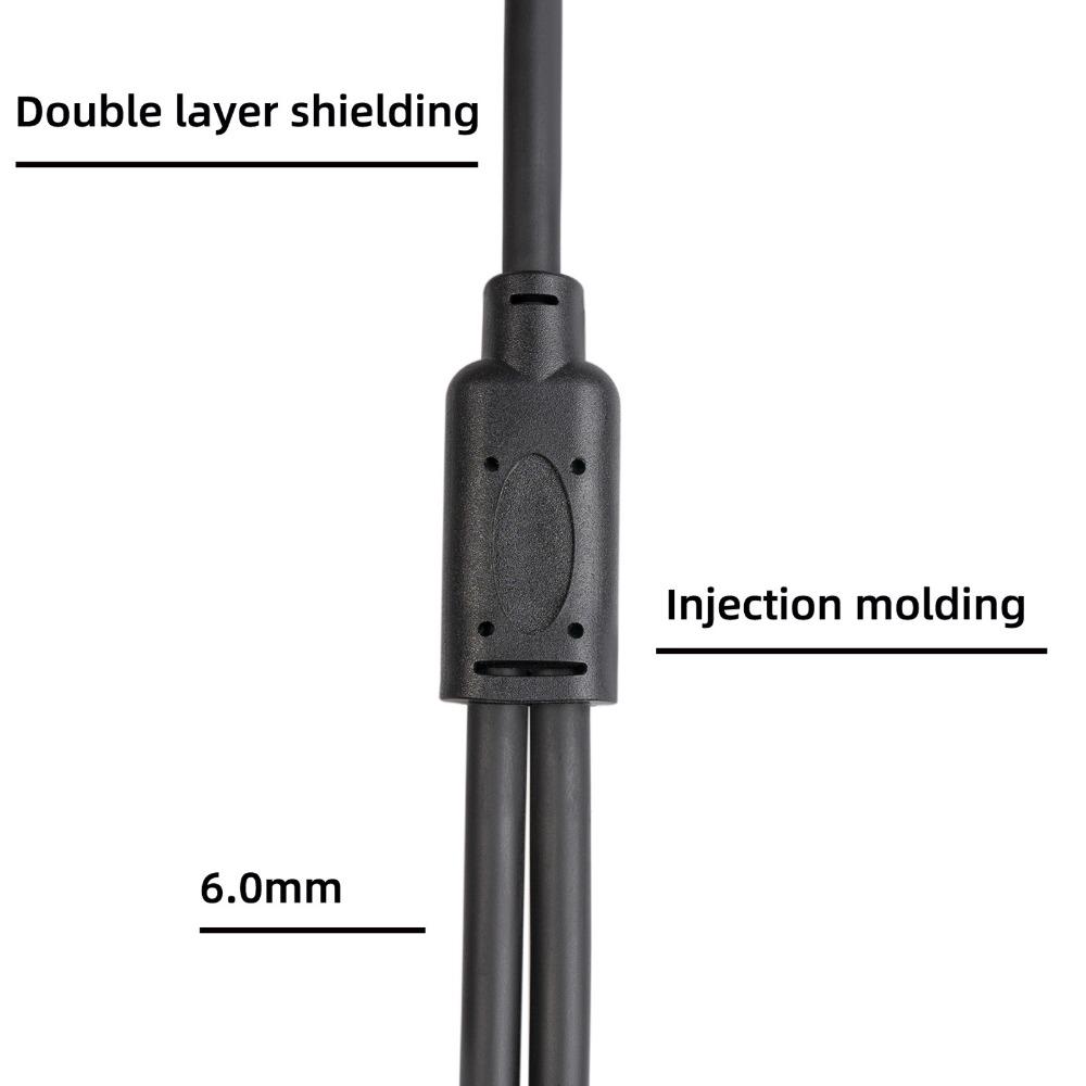 Plug and Play Female to Dual Male Noiseless XLR Audio Y Adapter Cable  Speaker Connection