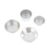 10Pcs Puto Cake Mold Aluminum Alloy Egg Tart Cup Cupcake Kitchen Baking Mold Mini Round Baking Oven Pan Pastry Dessert Mould