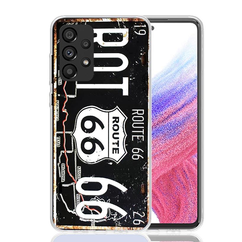 License New York Plate Number Phone Case For Samsung Galaxy A13 A14 A15 A16 A53 A54 A55 A56 A33 A34 A35 A36 A23 A24 A25 A26 A05S