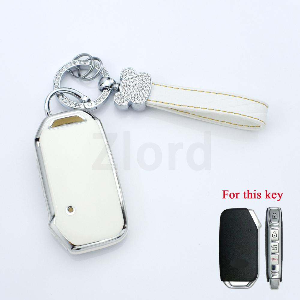 For Kia Ray 2023 Sportage 2022 K7 2020 K3 Cerato 2020 Cadenza 2020 Sorento 4 Soul Telluride TPU Car Remote Key Fob Case Cover