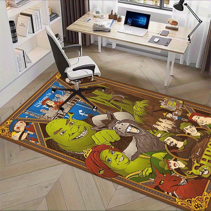 Shrek Donkey,Princess Office Carpet Soft Polyester Entrance Carpet Washable Non-slip Machine Washable Indoor Carpet Living Room Bedroom Dini