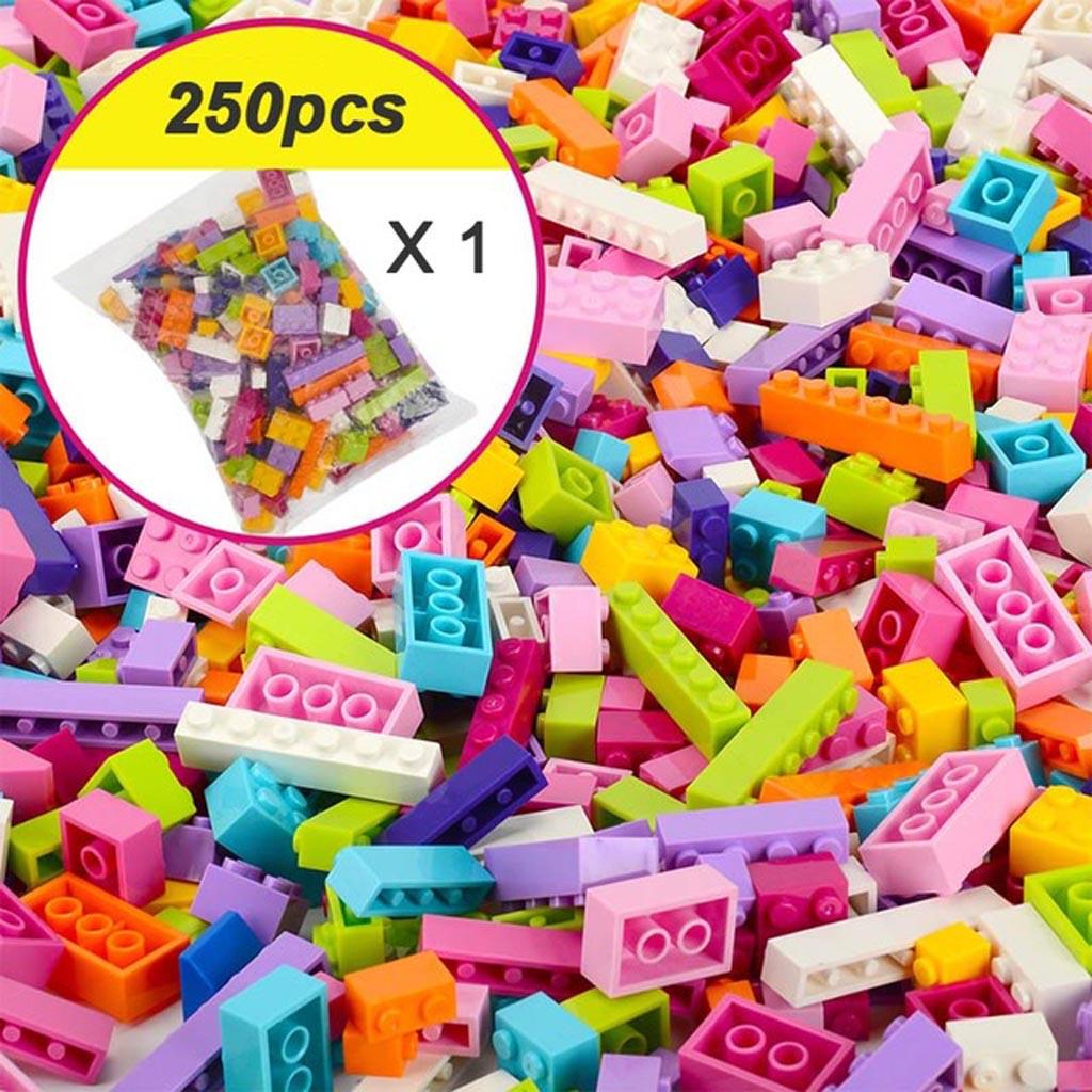 250pcs Kid Colorful Bricks Building Creative Educational intelligence Toy