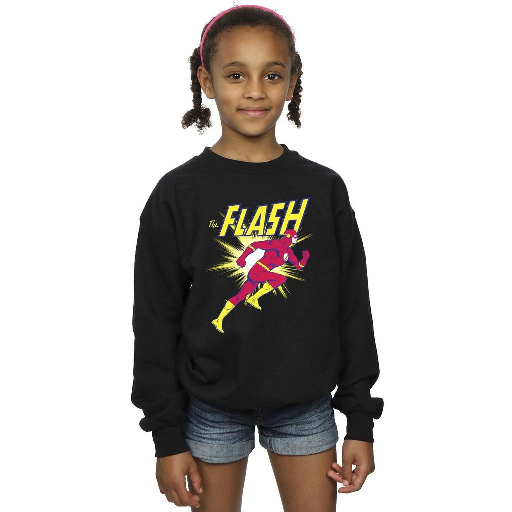 DC Comics Girls The Flash Running Sweatshirt