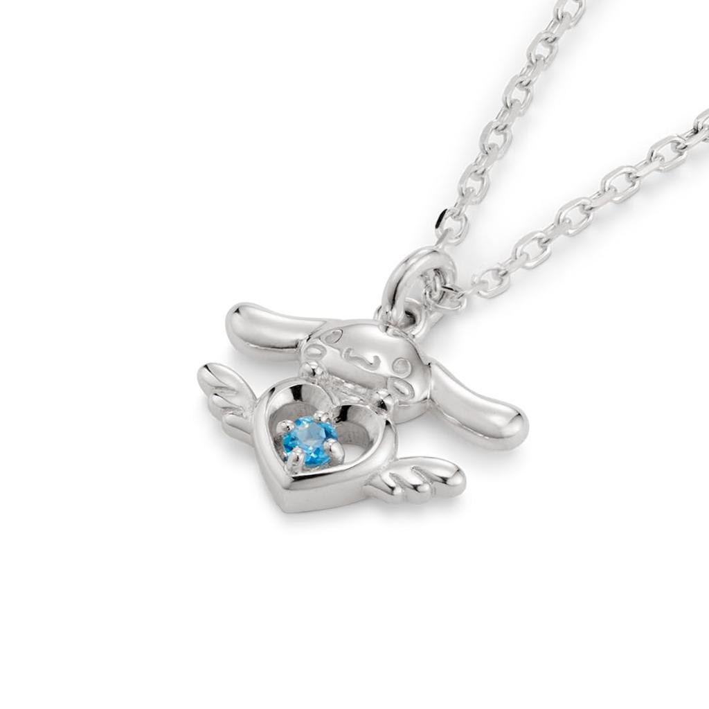 Sanrio Ожерелье Киннаморолл Ангельское Сердце Ювелирные изделия Серебро Женское