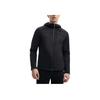 Fila Solid Color Hooded Casual Knit Jacket Men Jackets Black F11M412503F-BK