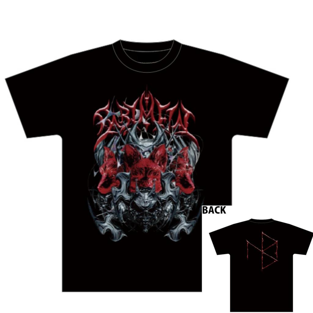 METAL SPIRITS BABYMETAL Футболка с принтом Хлопок Графическая футболка Унисекс Унисекс Летняя Уличная одежда