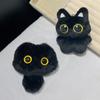 Милый плюшевый черный кот брелок мультфильм мягкая кукла игрушка для женщин девочек сумка подвеска украшение автомобиль брелок детские подарки