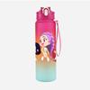 Cartoon K-Pop Demon Hunters Printed 750Ml Water Bottle Large Capacity Drinking Cup Portable Outdoor Sports Water Cup Children Gift