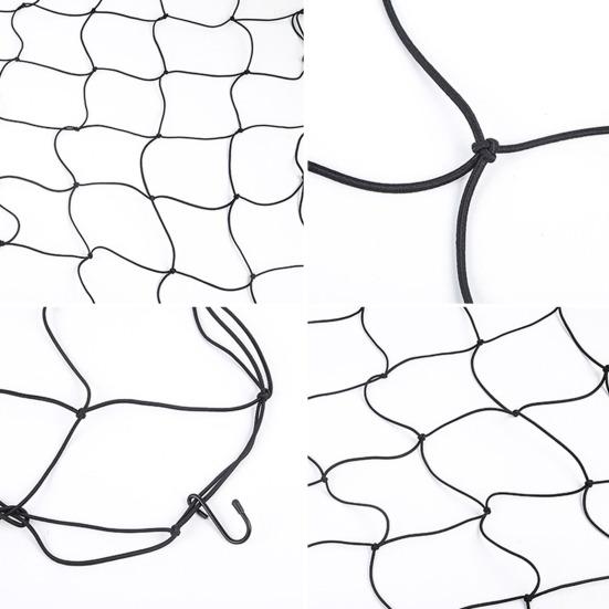 Сетка-трельяж для гроутента с 4 крючками, эластичная нейлоновая сетка, сверхпрочная поддержка, сетка для выращивания методом SCROG, садовая сетка