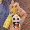 Cute Pandas Car Key Chain Pendant Cartoon Pendant Keychain Delicate Simple Key Chain for Girls Couple Bag Gifts