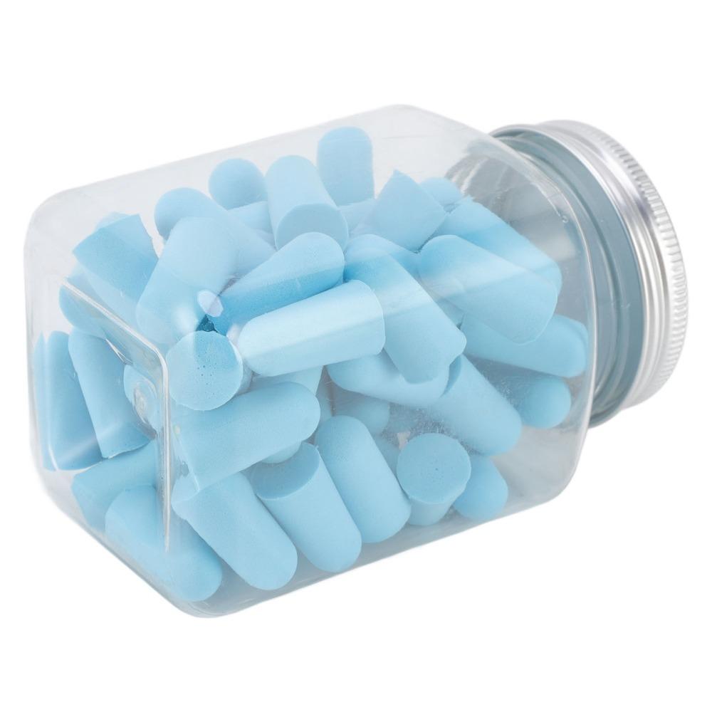 60Pcs 25 x 13mm 60Pcs Slow Rebound Foam Ear Plugs  Night sleep anti-snoring noise isolation