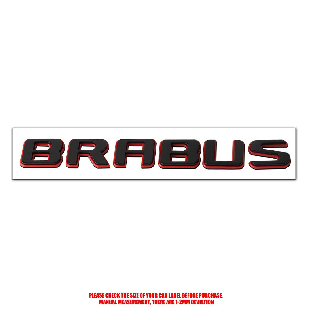 GLC GLB 1pc Rear Emblem For Brabus Sticker Letter Badge Trunk Sticker Rear Sticker For Brabus Mercedes Benz W463 W464 W205 W212