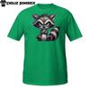 Grumpy Raccoon T-Shirt – Funny Angry Cartoon Animal Graphic Tee