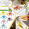 3D-печатная игрушка-магнит, Шарнирная 3D-печатная игрушка-животное, Подходит для украшения холодильника/автомобиля