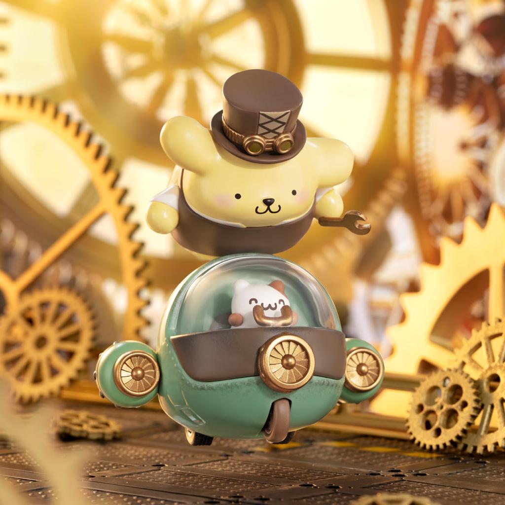 TOP TOY Sanrio Characters Steampunk Series Gachapon Blind Box Figure Soft Vinyl PVC Premium Toy Birthday Gift for Kuromi Character Collectors [1