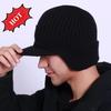 Winter Earmuffs Knitted Hat Outdoor Cycling Wool Hat Plus Velvet Duckbill Hat Ski Hat Pullover Hat