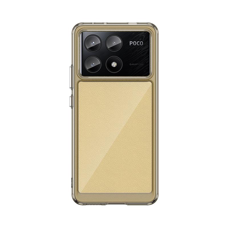 Применимо к чехлу для мобильного телефона Xiaomi PocoX1Pro яркий чехол для мобильного телефона K11E F1Pro всесторонний акрил + ТПУ однотонный